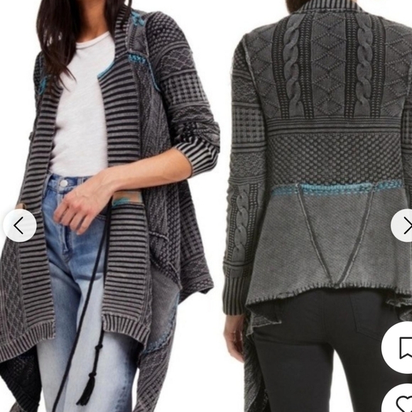 Free People Sweaters - Free People All Washed Out Cardigan in Black